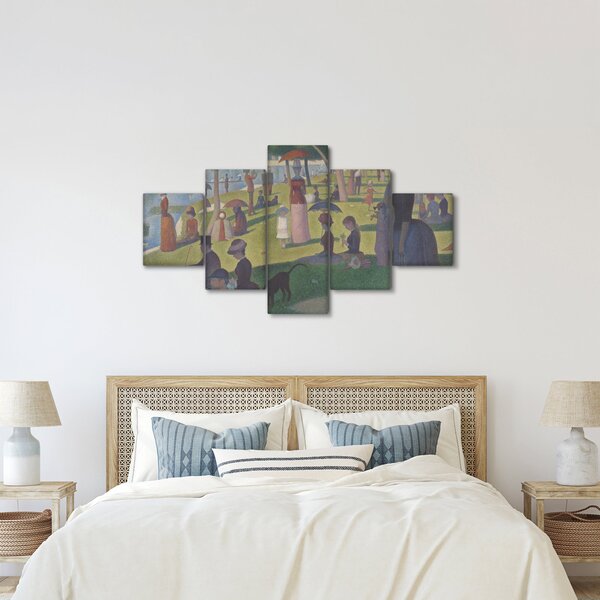 Obraz - Georges Seurat, A Sunday on La Grande Jatte, reprodukce (125x70 cm)