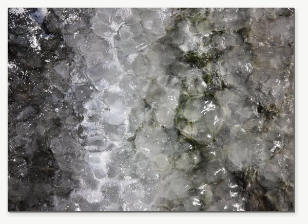 Struktura ledu – Jednodílný obraz, 70 × 50 cm