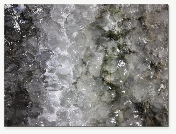 Struktura ledu – Jednodílný obraz, 40 × 30 cm