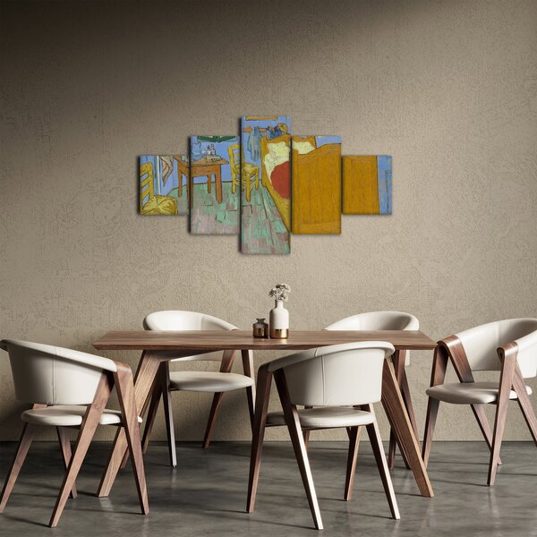 Obraz - Vincent van Gogh, The Bedroom, reprodukce (125x70 cm)