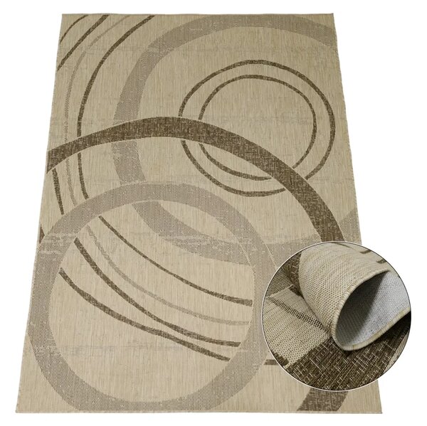 BE Koberec Eqos 0003 BEIGE - béžový obdélníkový Rozměr: 120x180 cm