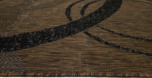 BE Koberec Eqos 0003 BROWN - hnědý obdélníkový Rozměr: 80x150 cm