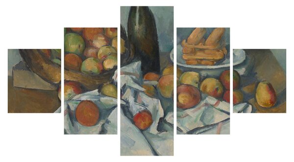 Obraz - Paul Cezanne, The Basket of Apples, reprodukce (125x70 cm)