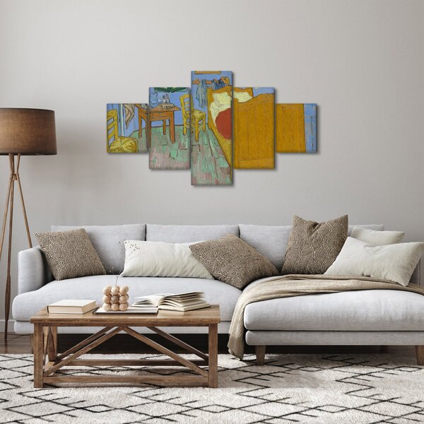Obraz - Vincent van Gogh, The Bedroom, reprodukce (125x70 cm)