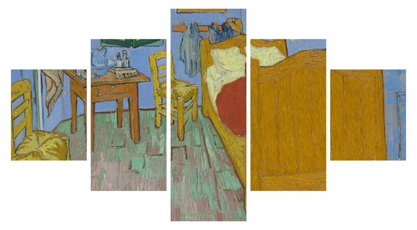 Obraz - Vincent van Gogh, The Bedroom, reprodukce (125x70 cm)