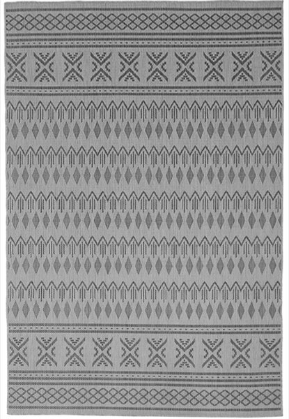 BE Koberec Eqos 0002 GREY - šedý obdélníkový Rozměr: 120x180 cm