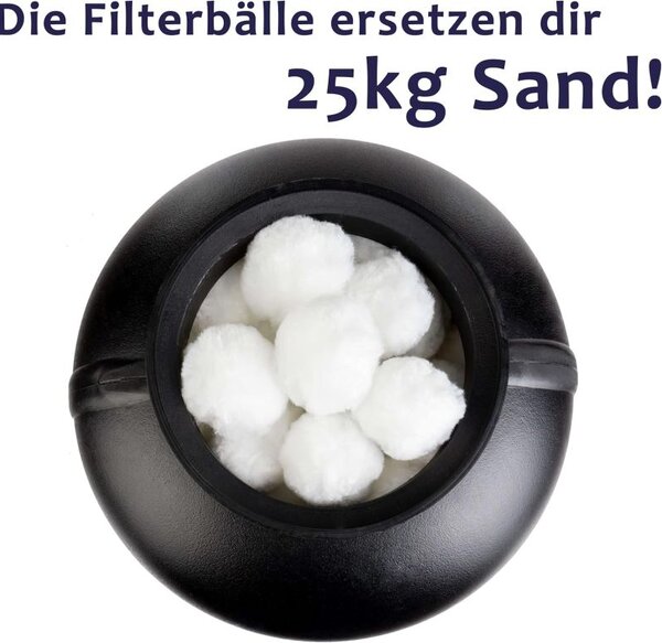 Filtrační kuličky pro pískové filtrace, bazény, 700 g