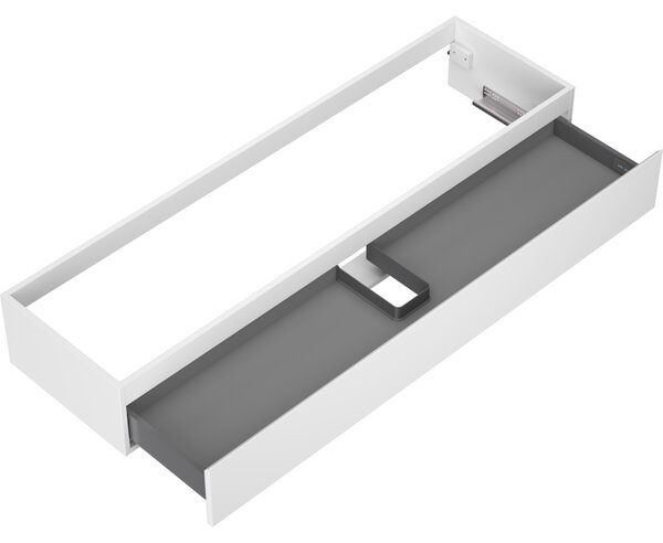Mexen Orio, koupelnová skříňka 160 cm, 1 zásuvka, bílá matná, 91A10-16023-1-BF01