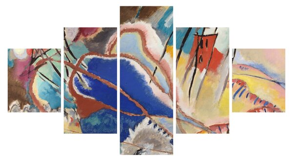 Obraz - Vasily Kandinsky, Improvisation No. 30 (Cannons), reprodukce (125x70 cm)