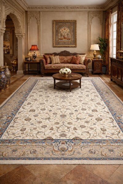 BE Koberec Sultan 1200 Cream - krémový obdélníkový Rozměr: 150x225 cm