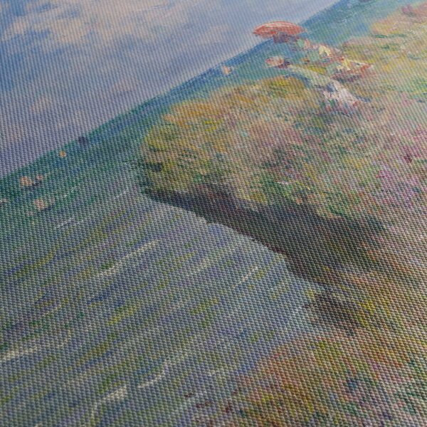 Obraz - Claude Monet, Cliff Walk at Pourville, reprodukce (125x70 cm)