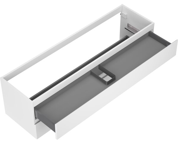 Mexen Orio, koupelnová skříňka 160 cm, 2 zásuvky, bílá matná, 91A10-16047-2-BFF01