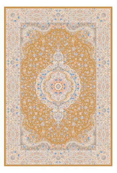 BE Koberec Miras 1200 GOLD - žlutý obdélníkový Rozměr: 150x225 cm