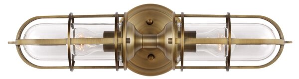 Feiss QN-URBANREST2 - Venkovní nástěnné svítidlo URBAN 2xE27/60W/230V IP44 bronz