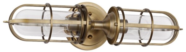 Feiss QN-URBANREST2 - Venkovní nástěnné svítidlo URBAN 2xE27/60W/230V IP44 bronz