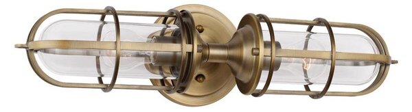 Feiss QN-URBANREST2 - Venkovní nástěnné svítidlo URBAN 2xE27/60W/230V IP44 bronz