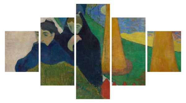 Obraz - Paul Gauguin, Arlésiennes (Mistral), reprodukce (125x70 cm)