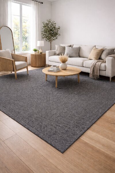 BE Koberec Amelia 5671 ANTHRACITE - vícebarevný obdélníkový Rozměr: 80x150 cm