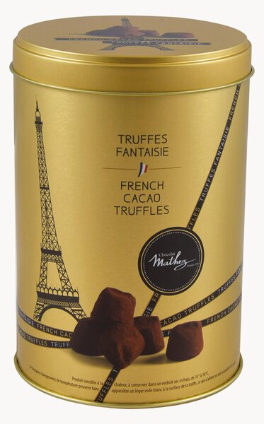 Krabička na čokoládu Truffle Natural Gold Ribbon