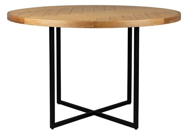 Kulatý jídelní stůl s deskou v dubovém dekoru ø 120 cm Class – Dutchbone
