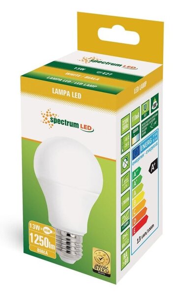 Spectrum LED LED žárovka Neutral GLS E-27 230V 13W NW WOJ+14102