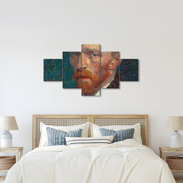Obraz - Vincent van Gogh, Self-Portrait, reprodukce (125x70 cm)