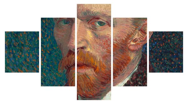 Obraz - Vincent van Gogh, Self-Portrait, reprodukce (125x70 cm)