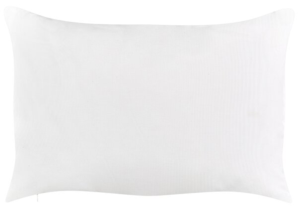 Sada 2 venkovních polštářů CAMPEI Abstraktní vzor 40 x 60 cm Růžová