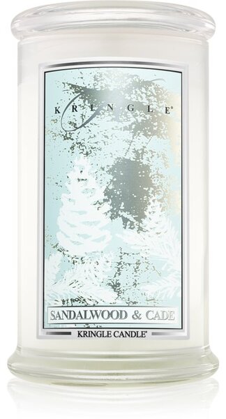 Kringle Candle Sandalwood & Cade vonná svíčka 624 g