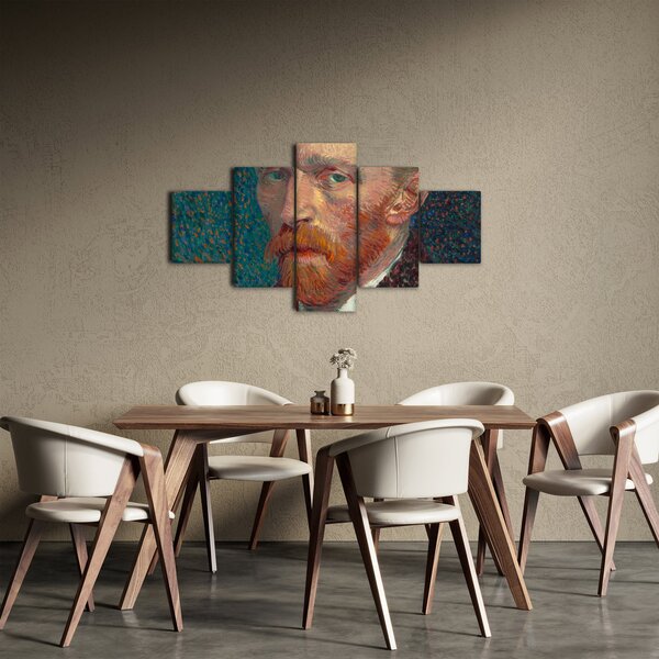 Obraz - Vincent van Gogh, Self-Portrait, reprodukce (125x70 cm)