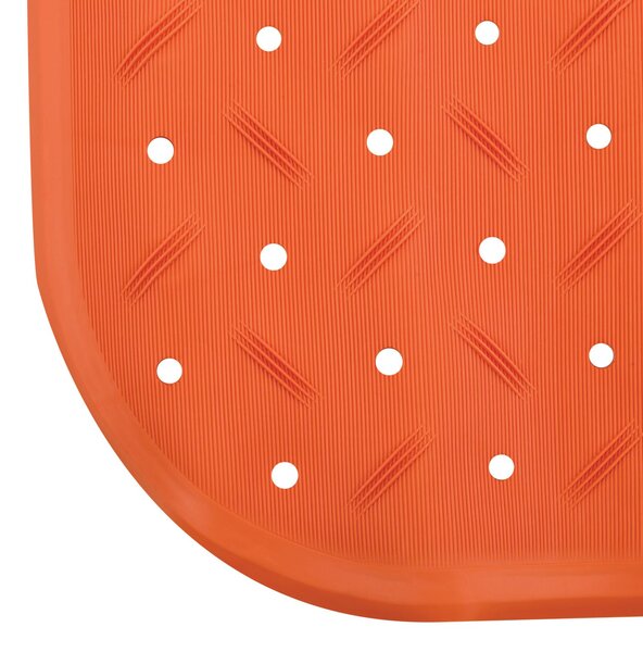 MSV protiskluzová podložka do sprchy CLASS Premium, oranžová, SBS kaučuk, 54 x 54 cm