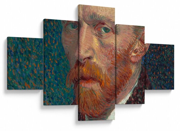Obraz - Vincent van Gogh, Self-Portrait, reprodukce (125x70 cm)