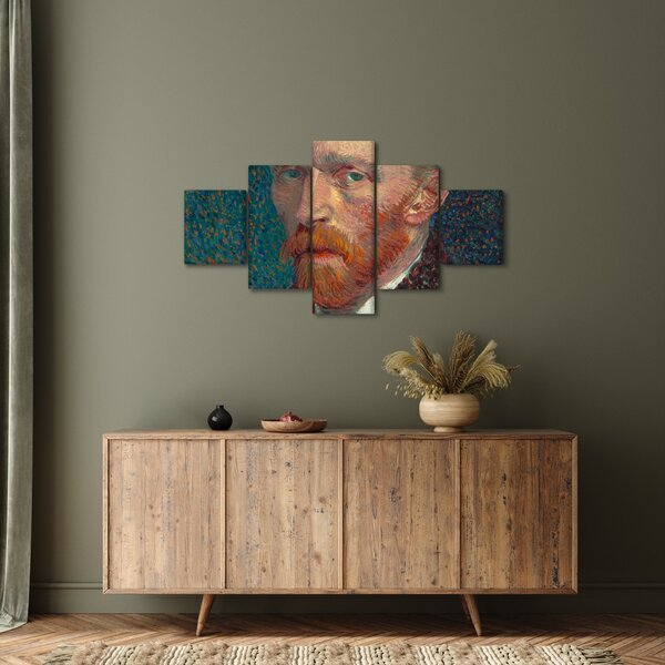 Obraz - Vincent van Gogh, Self-Portrait, reprodukce (125x70 cm)