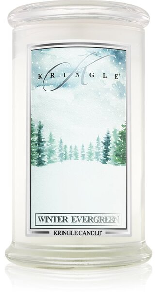 Kringle Candle Winter Evergreen vonná svíčka 624 g