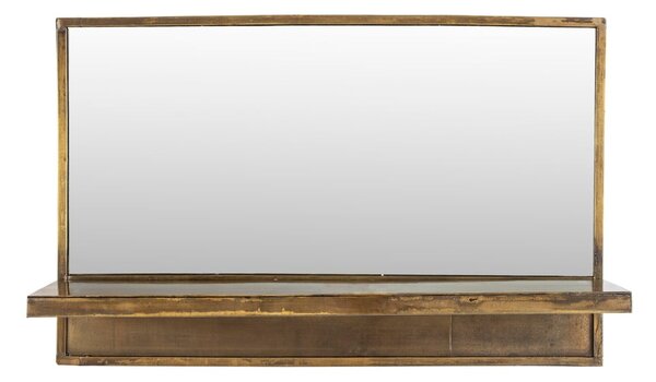 Nástěnné zrcadlo s poličkou 61x38 cm Feyza – White Label