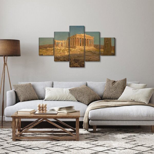 Obraz - Frederic Edwin Church, The Parthenon, reprodukce (125x70 cm)