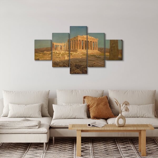 Obraz - Frederic Edwin Church, The Parthenon, reprodukce (125x70 cm)