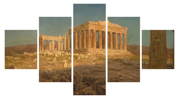 Obraz - Frederic Edwin Church, The Parthenon, reprodukce (125x70 cm)