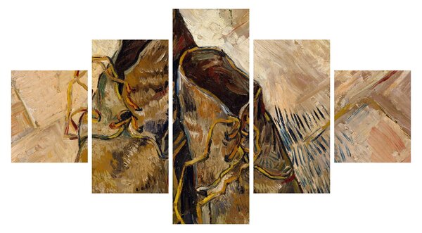 Obraz - Vincent van Gogh, Shoes, reprodukce (125x70 cm)