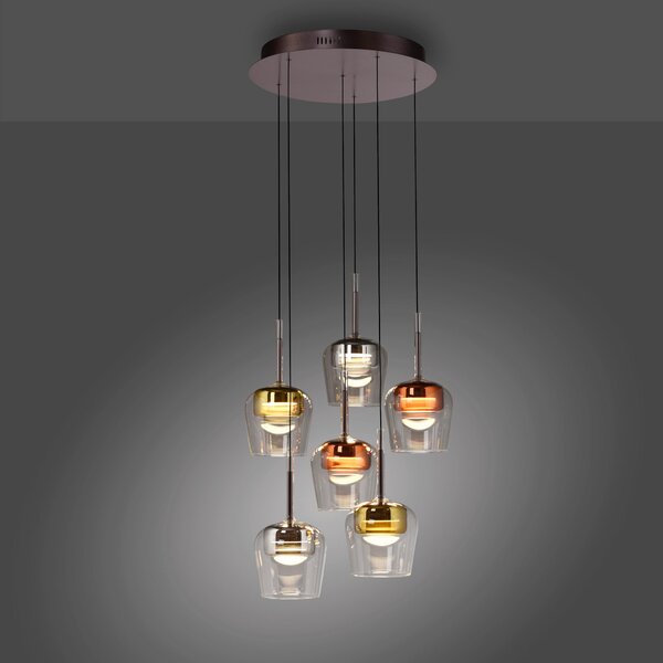 ZÁVĚSNÉ LED SVÍTIDLO, 50/50/200 cm - Závěsná světla