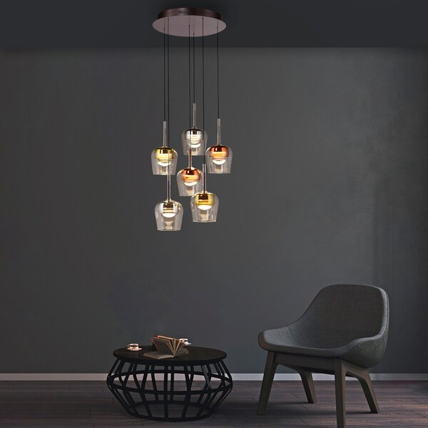 ZÁVĚSNÉ LED SVÍTIDLO, 50/50/200 cm - Závěsná světla