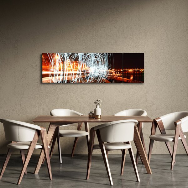 Obraz světelných vln (170x50 cm)