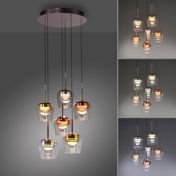 ZÁVĚSNÉ LED SVÍTIDLO, 50/50/200 cm - Závěsná světla