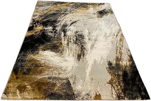 HU Hnědo-šedý moderní koberec Artiste 25299A-Hnědo-šedý Rozměr: 60x110 cm