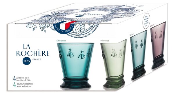 Sklenice v sadě 4 ks 260 ml Abeille – La Rochére