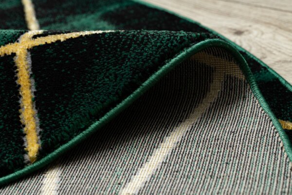 Koberec EMERALD exkluzivní 1022 kruh - glamour, marmur, geometrický zelený/zlatý