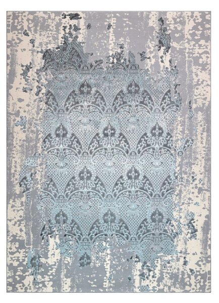 Dywany Łuszczów Kusový koberec Core W3824 Ornament Vintage cream/grey and blue - 120x170 cm