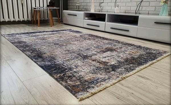 HU Vícebarevný moderní koberec Banco 678 Rozměr: 60x110 cm