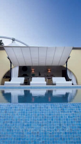 FIM Samonosná markýza FIM Flexy 250x249 cm, materiál akryl nebo síťovina, barva dle vzorníku