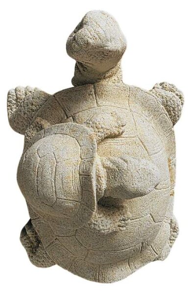 Sousoší dvou želviček 17 × 9,5 cm